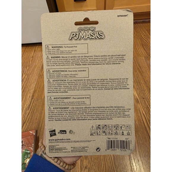 PJ Masks Birthday Party Decoration Personalize Banner Backdrop Candles Napkins - Picture 9 of 11